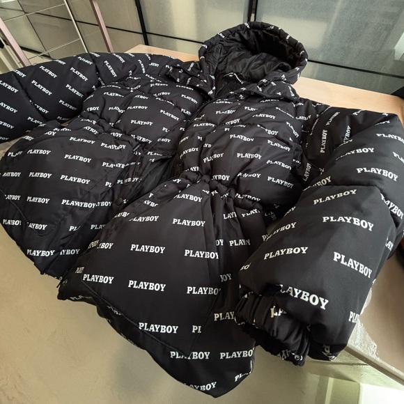 MISSGUIDED CLINCHED WAIST PEPLUM PUFFER JACKET SIZE 10 NEW - Picture 6 of 9